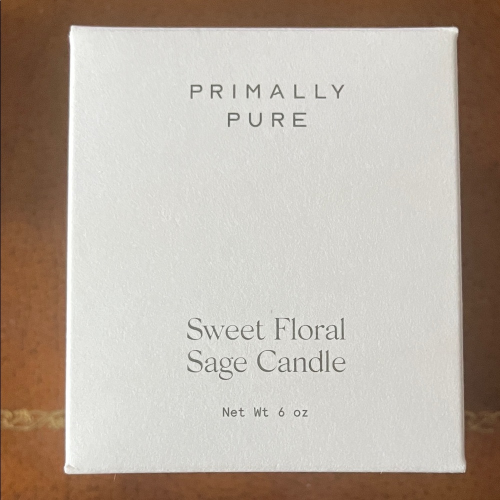 Primally Pure Sweet Floral Sage Candle 6oz